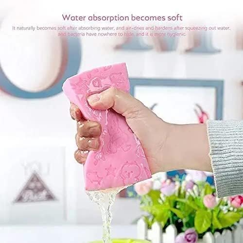 Super Soft Bath Sponge Scrubber for Kids & Babies – Gentle Cleaning, Exfoliating & Dead Skin Removal | Reusable Body Sponge for Men, Women & Children (Surprise Colors)