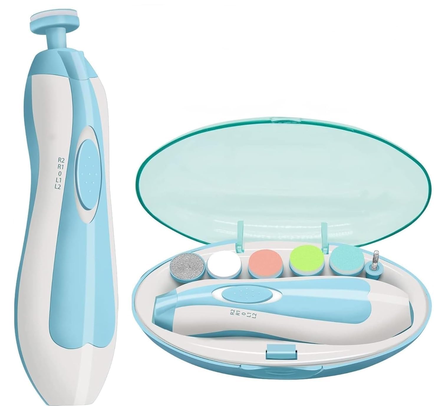 Electric Baby Nail Trimmer Set – Safe Nail File Kit for Newborns, Kids